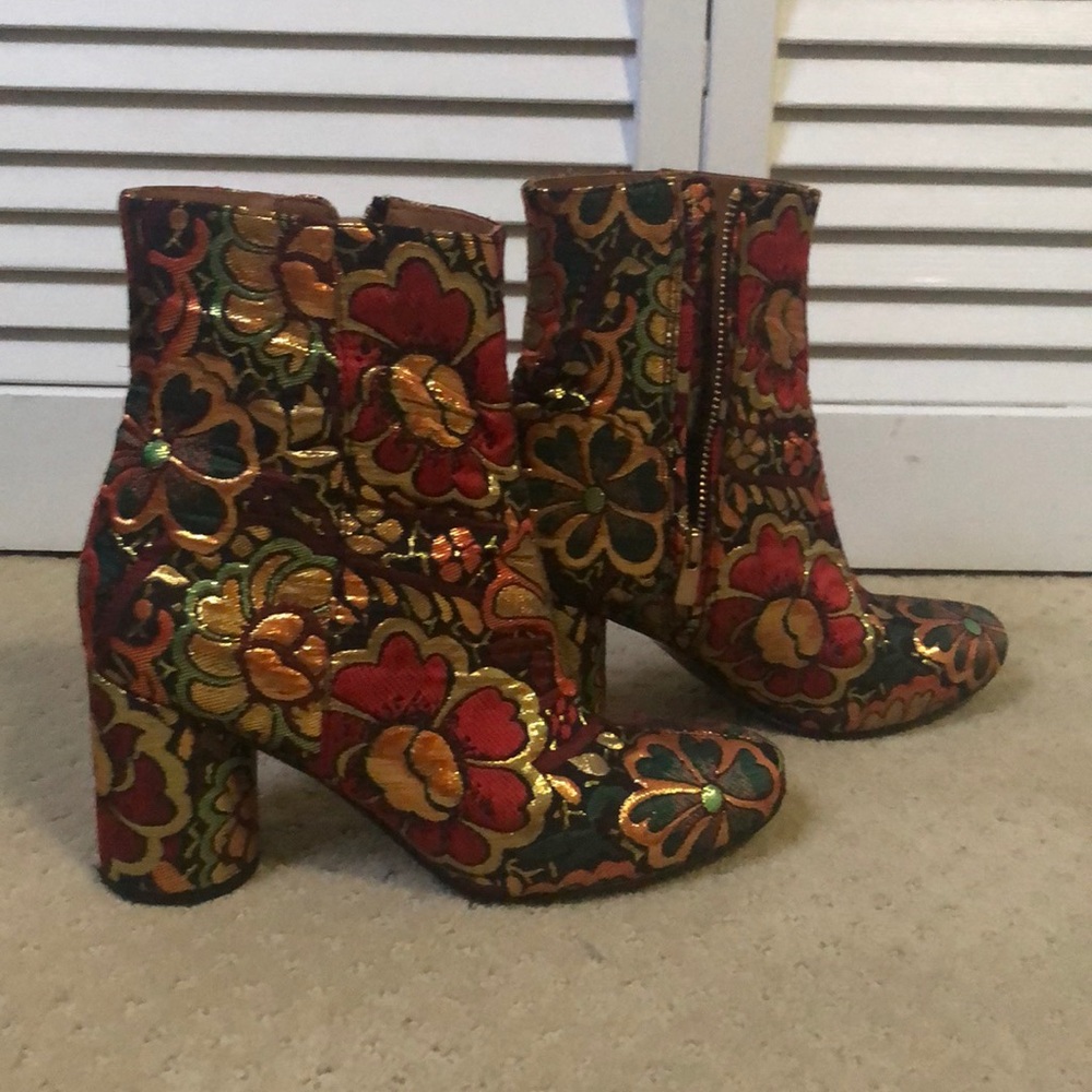 & Other Stories Brocade Boots